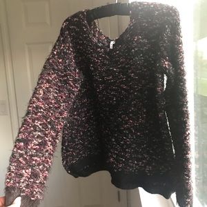 Furry Willow and clay sweater